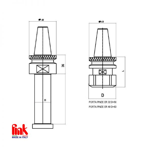 M401 - MANDRINI ISO 30 SCM MORBIDELLI